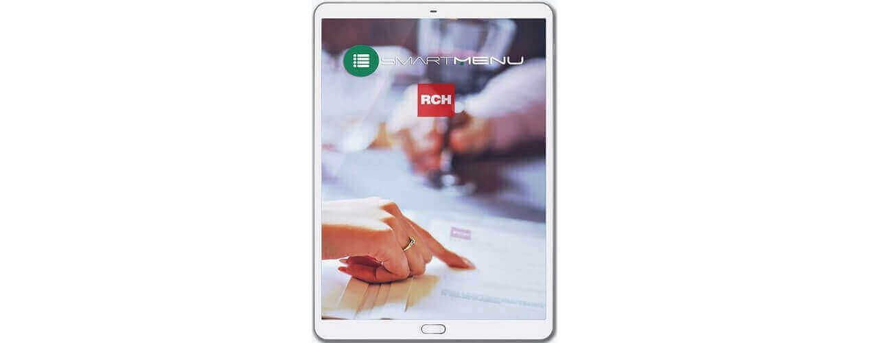 SOFTWARE RCH SMART MENU ANDROID PRESA COMANDE DA TAVOLO CON TABLET